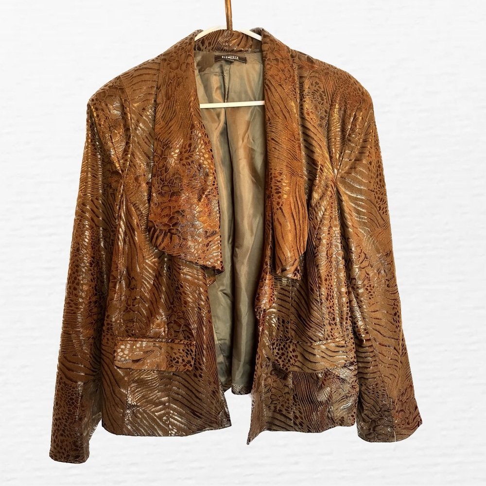 Elements Woman GORGEOUS lightweight Blazer 1X